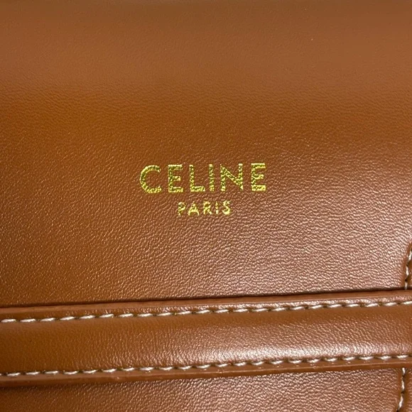 Celine Tan Leather Crossbody Bag - Picture 4 of 7